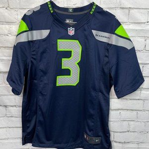 Mens Nike Seattle Seahawks Wilson #3 Home On-Field Jersey
